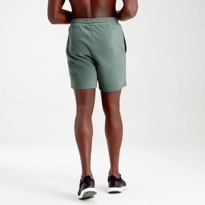 Streetwear Sweat Shorts 460 GSM Woolen 100% Cotton Soft Durable Relaxed Fit Elastic Waist <b>Drawstring</b> OEM Private Label - Product Image 4