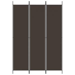 Divisorio in tessuto marrone a 3 pannelli 59.1 "x 86.6" eleganti schermi e divisori - Product Image 3