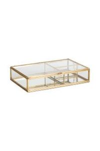 Customized Partition Decorative Metal & Glass Storage <b>Boxes</b> With Metal Frame For Jewelry Organizers And Glass Jewelry <b>Boxes</b> - Product Image 2