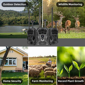 Caméra de surveillance sans fil 4G LTE avec capteur CMOS, vision nocturne 1080P, détection de mouvement, étanche IP66, grand angle 120°, carte SD - Product Image 6