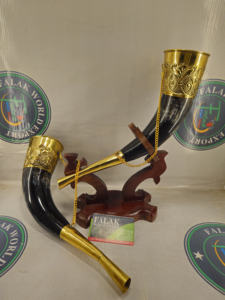 Diseño de lujo Cuerno para beber de la mejor calidad con soporte de madera Cuerno de buey Jarra vikinga Acabado pulido Artículo Cuerno de Búfalo de buey por FWE - Product Image 3