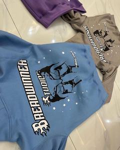 เสื้อสวมหัวมีฮู้ดพิมพ์ลายสำหรับผู้ชายเสื้อมีฮู้ดผ้าฝ้ายขนแกะไซส์ใหญ่พิเศษสำหรับผู้ชายและผู้หญิง - Product Image 2