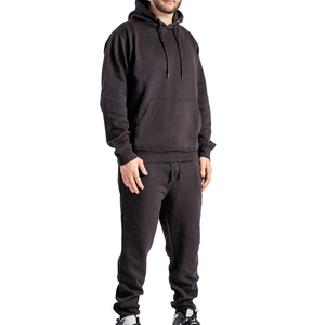 Novedades: Conjunto de Chándal Oversize de Forro Polar Pesado para Hombre, 100% Algodón, Ropa Deportiva Premium - Product Image 1