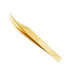 Pince à épiler de beauté de haute qualité avec logo personnalisé, pointe en fibre, acier inoxydable, pince à épiler isolante pour extensions de cils - Product Image 6