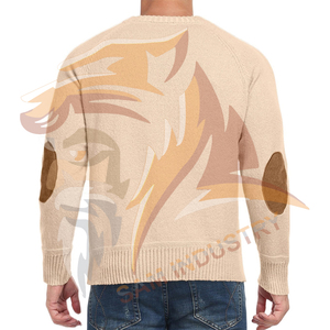 Pull-over en tricot élégant pour homme, manches longues, vêtements décontractés, vêtements d'hiver, dernier design, service OEM/ODM, pulls pour homme - Product Image 2