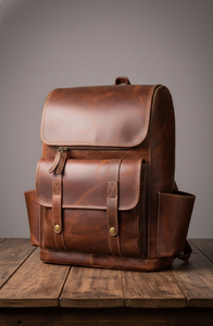 Mochila Unisex Personalizada de Cuero PU – Gran Capacidad, Bolsa para Portátil Impermeable con Cierre para Negocios y Viajes - Product Image 3