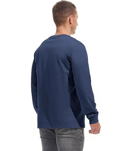 Sweat à capuche pour homme à manches longues pour l'hiver avec poche, tissu en molleton 100% coton, léger et respirant pour les entraînements et les activités de plein air - Product Image 3