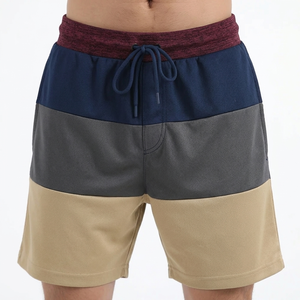 Pantalones Cortos Casuales de Lona para Hombre a Precio Económico, 100% Poliéster Ecológico, Cierre con Cordón, Nuevo Estilo, Gran Venta, Ropa de Gimnasio, Uso en Exteriores - Product Image 1