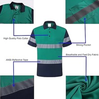 Camiseta Polo Personalizada Unisex de Venta Caliente, Uniforme de Guardia de Seguridad de Verano, Diseño Personalizado con Mangas Cortas, Camisa de Seguridad