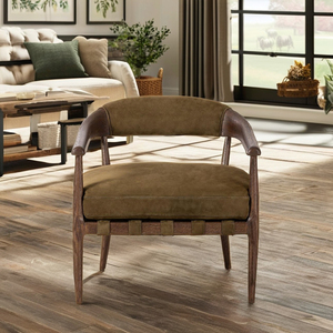 Silla viva con brazo de madera blanca de alta calidad con tapicería para uso en el hogar, oficina, Villa, Hotel - Product Image 1