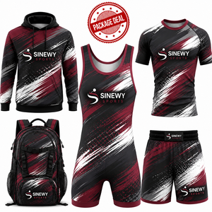 ชุดกีฬา MMA SINEWY สำหรับทุกเพศ พิมพ์ลายแบบ Sublimation ผ้าโพลีเอสเตอร์ ระบายเหงื่อได้ดี แห้งเร็ว เหมาะสำหรับการออกกำลังกาย - Product Image 1