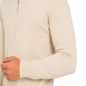Suéter de Punto con Cierre de Cremallera para Hombre, Elegante, de Primera Calidad, Informal, para Invierno, Personalizable en Color y Logotipo, Lana/Acrílico - Product Image 5