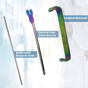 Kit de Disección Arcoíris de 12 Piezas con Herramientas de Acero Inoxidable para Laboratorios de Biología, Anatomía, Veterinaria y Botánica, Incluye Bisturí y Estuche Gratuito - Product Image 5