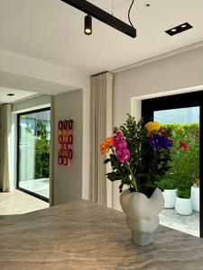 Escultura de Pared Artística Hecha a Mano con Cadena de Eslabones de Resina y Patrón de Espiral, Forma Irregular Moderna, Decoración para el Hogar, Pieza de Arte - Product Image 6