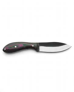 Cuchillo Utilitario Forjado a Mano en Acero con Alto Contenido de Carbono, Mango de Madera en Capas, Herramienta Artesanal - Product Image 5