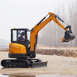 Mini-excavatrice d'occasion de 3,5 tonnes de qualité supérieure avec boîte de vitesses PLC, moteur puissant, faible nombre d'heures, excellent état, meilleur prix pour la construction - Product Image 5