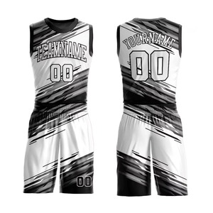 Tissu doux de qualité supérieure, respirant, confortable, séchage rapide, écologique, coupe classique, nom d'équipe personnalisé sur le devant, basketball - Product Image 3