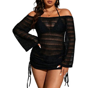 Traje de Baño de Malla Transpirable de Alta Calidad para Mujer, Atuendo Encantador para Vacaciones, Ropa de Playa - Product Image 1