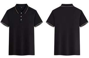 Chemise à manches courtes surdimensionnée de haute qualité 100% polyester, impression personnalisée du logo, polo uni pour homme - Product Image 2