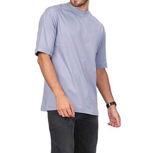Chemise surdimensionnée de haute qualité, légère et personnalisée, à imprimé teint uni, Streetwear à manches courtes personnalisé, T-shirts grande taille pour hommes - Product Image 3