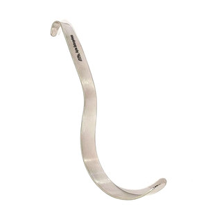 Retractor de Acero Inoxidable para Cirugía Cardíaca Pediátrica, con Hoja Plana y Mango Deaver - Product Image 3