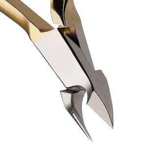 Coupe-ongles professionnel en acier inoxydable 15 mm, lame biseautée courbée, pointe fine, pour le soin des ongles des doigts, usage adulte - Product Image 6