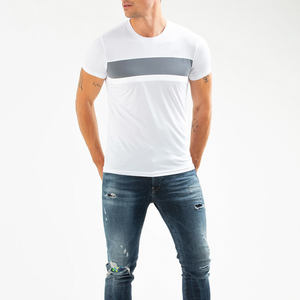 Camisetas de algodón personalizadas para hombre, camisetas deportivas impresas activadas por el sudor, camisetas de entrenamiento para gimnasio, camisetas de fitness, camisetas lisas para hombre, corte holgado. - Product Image 5