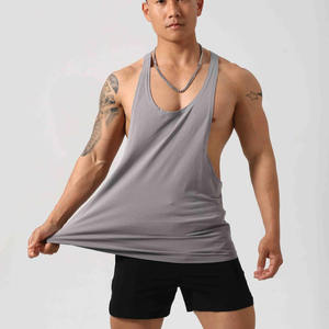 เสื้อกล้ามผู้ชายแบบแห้งเร็วสั่งทำได้ ขายส่ง ผู้ผลิต OEM ผู้จัดจำหน่าย ชุดออกกำลังกาย ผลิตจำนวนมาก - Product Image 4