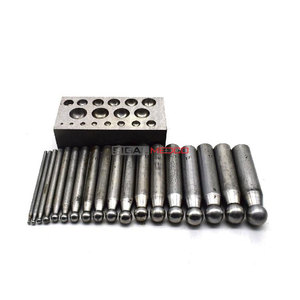 Dapping <b>Punches</b> Surgical Dapping <b>Punch</b> <b>Set</b> Professional Precision Metal Forming Tool Kit Durable Hardened Steel Jewelry Making - Product Image 3