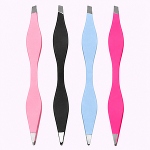 Pinzas de doble punta para cejas, pinza antiestática para pestañas, herramientas de belleza y maquillaje, pinzas para extensión de pestañas. - Product Image 1