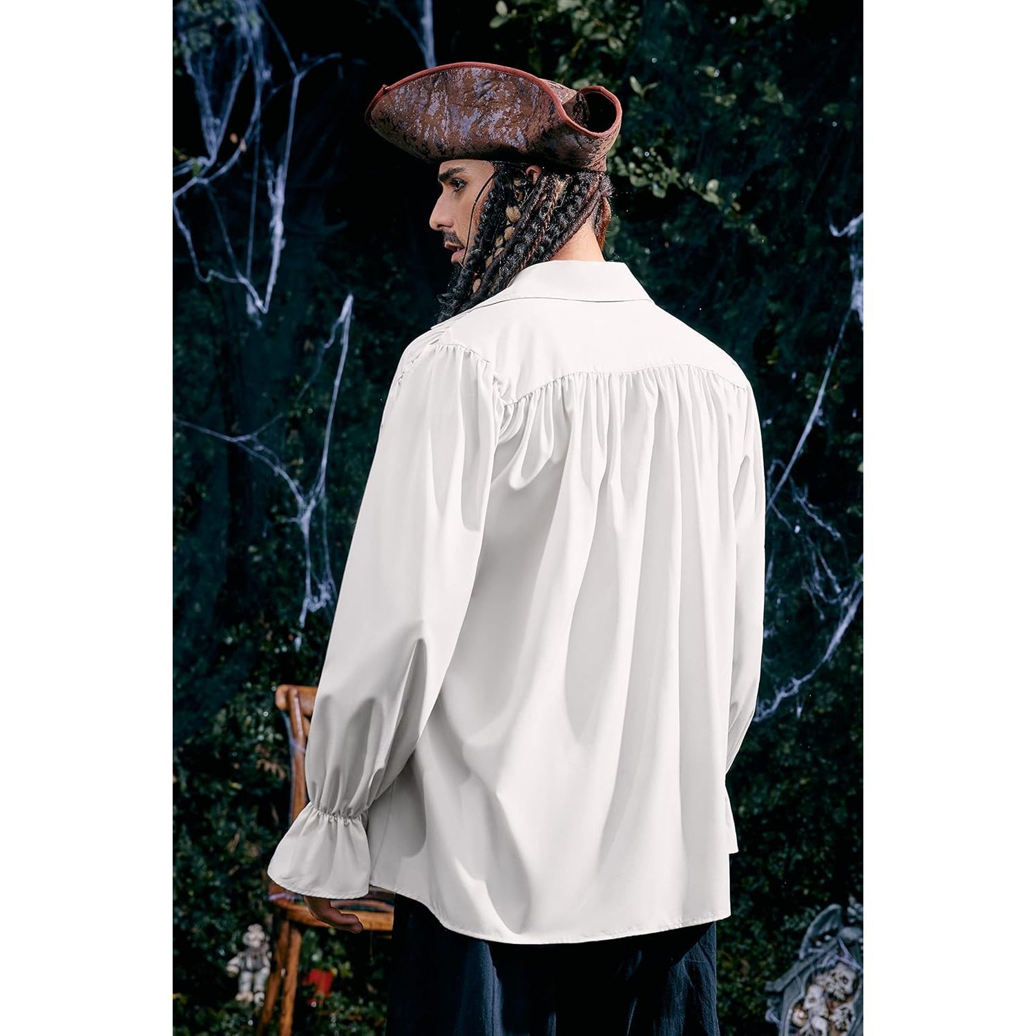 T-SHIRT HOMME RENAISSANCE médiévale vintage capitaine pirate coupe fine