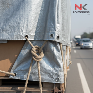 Bâche de transport en toile cirée imperméable pour charges lourdes, bâche en toile de coton imperméable pour le transport du bois et de l'acier - Product Image 4