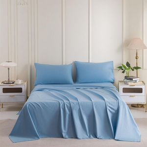 Juego de Sábanas Planas Ajustables de 4 Piezas, 100% Algodón, Impermeables, Lisas, de Uso Hotelero, Premium, Personalizadas - Product Image 3
