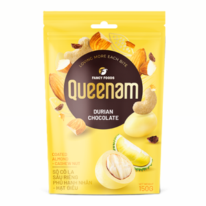 Drajees de Chocolate, Dulces de Chocolate de Primera Calidad, HALAL, OEM/ODM, Durian Recubierto de Chocolate, Almendras y Anacardos, 150G, Venta al Por Mayor - Product Image 1