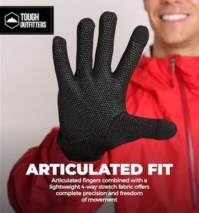 Custom Running <b>Gloves</b> Lightweight Breathable <b>Gloves</b> for Jogging Fitness Training Anti Sweat Grip OEM - Product Image 4