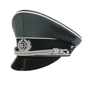 Uniforme de Oficial Hecho a Medida, Gorra de Oficial, Gorras de Uniforme con Visera Bordadas a Mano Profesionales - Product Image 2