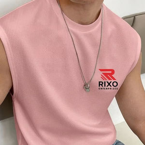 Camiseta sin mangas personalizada para hombre, transpirable, para entrenamiento y fitness. - Product Image 6