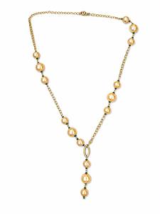 Elegante Collar de Perlas de Imitación Chapado en Oro para Mujer, Cadena con Eslabones Redondos, Joyería para Boda - Product Image 3