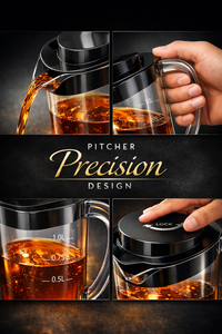 Jarra de Plástico Hennessy V.S.O.P con Tapa y Asa para Agitar, Uso Residencial - Product Image 3