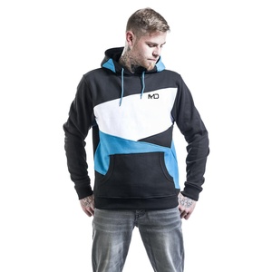 Fabricant de sweats à capuche à manches longues, logo imprimé personnalisé, couleur noire, sweats à capuche noirs élégants - Product Image 4