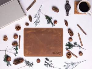 GenGenuine Leather <b>Mouse</b> Pad High Quality Stitching Desk Mat Premium Cowhide Leather Case Mousepad for Durability LMP-0142 - Product Image 3