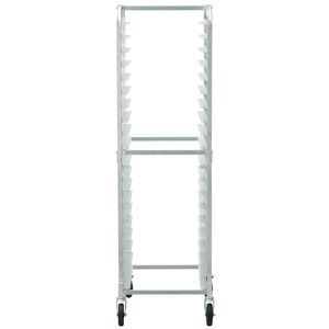 20-Tier Bun Pan Rack with Brake Wheels Commercial Aluminum <b>Racking</b> Trolley for Half Full Sheet <b>Storage</b> Bakery Equipment - Product Image 5