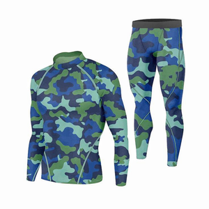 High Quality Men's Gym Activewear Sports Set Breathable Seamless Yoga Long Sleeve with Solid Pattern New Fitness <b>Apparel</b> - Product Image 6
