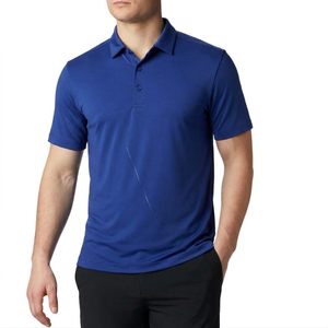 Men Solid Short Sleeve Cotton Shirt OEM Custom Printed Embroidered Logo Breathable Knitted Gothic Streetwear <b>Top</b> - Product Image 1