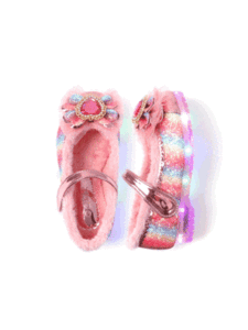 Zapatos de Vestir Estilo Coreano OZKIZ con Diseño de Corazón para Niñas de 2 a 6 Años, Moda de Invierno, Venta al Por Mayor - Product Image 1