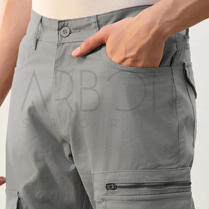 Pantalones Cargo de Algodón Ligeros, Cómodos, de Nueva Llegada, a la Moda, Hechos a Medida, de Corte Relajado, con Bolsillos Insertables, Servicio OEM ODM - Product Image 5