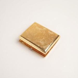 High Quality Stainless Steel Cigarette Case Double Sided <b>Spring</b> <b>Clip</b> Metal Cigarette Box Anti-Crush Pocket Cigar Holder - Product Image 2