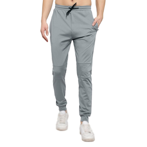 Custom Printed Canvas Design Wholesale <b>Men's</b> Slim Fit High <b>Stretch</b> Trousers Breathable Elastic Waist Multi Pocket High Trousers - Product Image 2