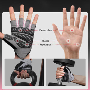 Ultra <b>Thin</b> Lightweight Women's Fitness <b>Gloves</b> 3MM Soft Foam Padded Pal Protection Gear Workout <b>Gloves</b> Wholesale Price <b>Gloves</b> - Product Image 4