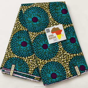 Tissu imprimé Ankara tendance, textile africain pour vêtements féminins, robes, confection et bricolage - Product Image 1